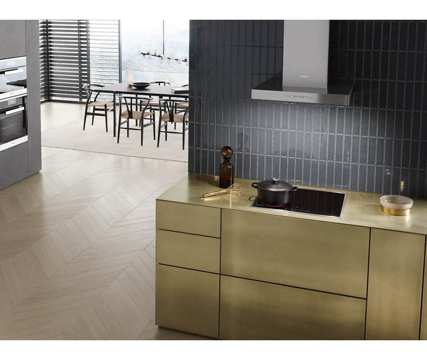 De Miele KM 6520 FR is strak weg te bouwen in het aanrecht van uw keuken