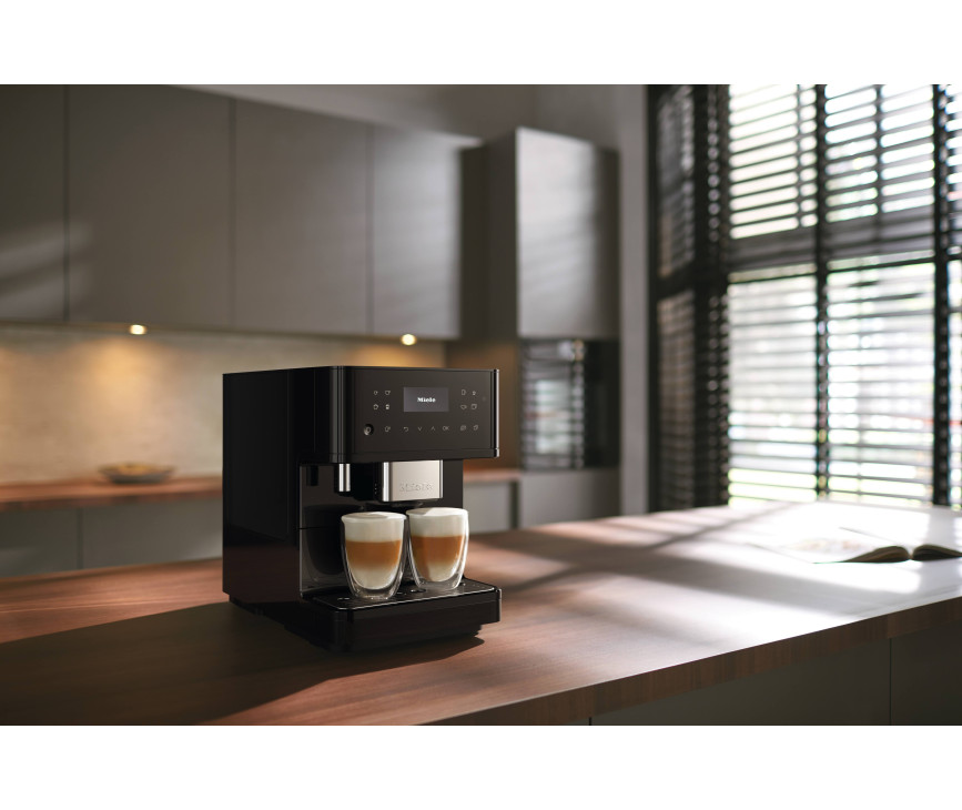 Miele CM6160 vrijstaande koffiemachine - Obsidiaanzwart 