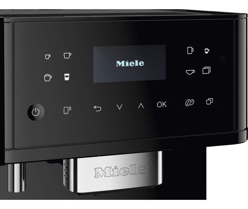 Miele CM6160 vrijstaande koffiemachine - Obsidiaanzwart 