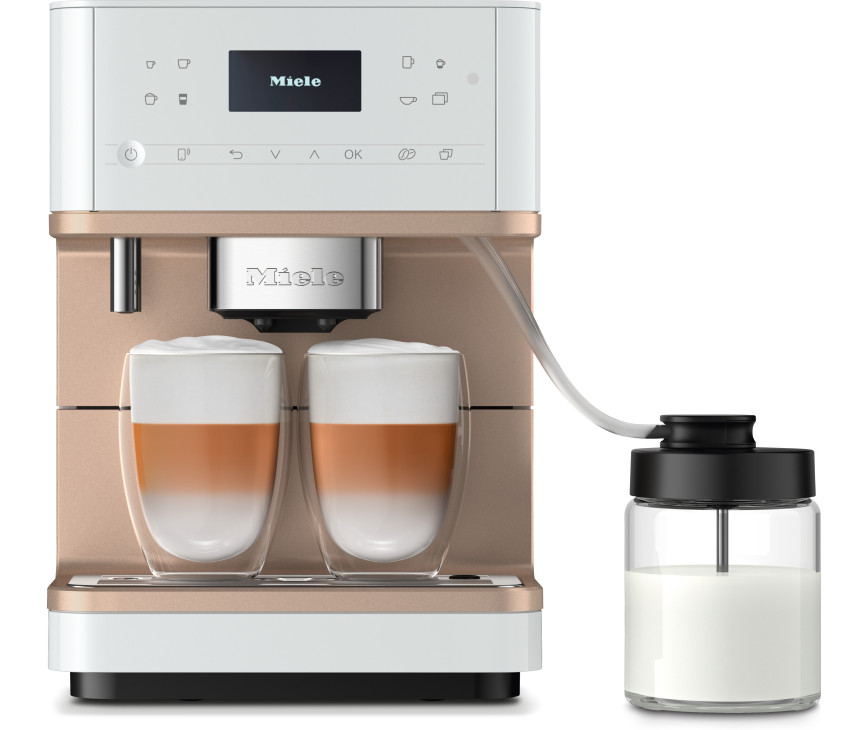 Miele CM6360 Lotuswit CleanSteelMetallic - vrijstaande koffiemachine