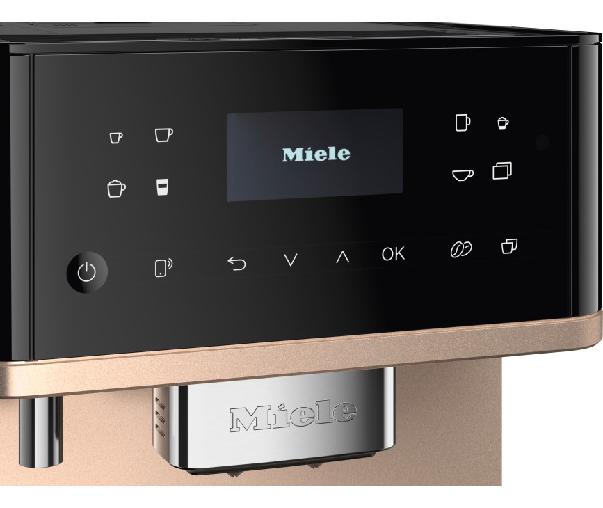 Miele CM6360 Obsidiaanzwart CleanSteelMetallic - vrijstaande koffiemachine