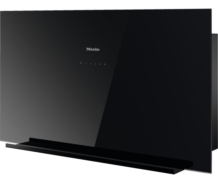 Miele DA9092W Screen wand afzuigkap - zwart glas - verticaal model