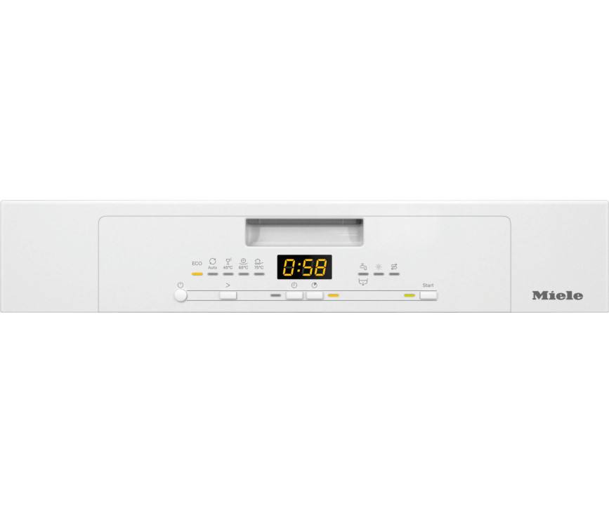 Miele G5132i Brws inbouw vaatwasser - wit bedieningspaneel