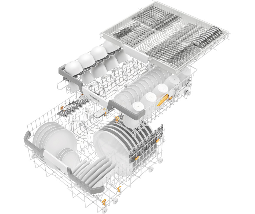 Miele G5163 SCVi inbouw vaatwasser met besteklade