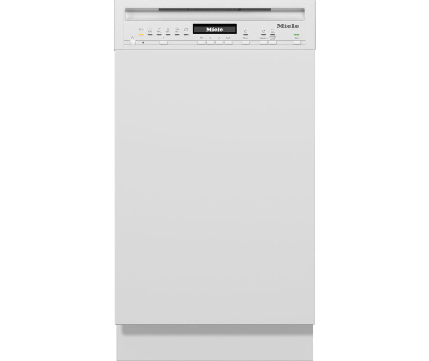 MIELE G5740 Sci Brws inbouw vaatwasser - 45 sm - wit bedieningspaneel