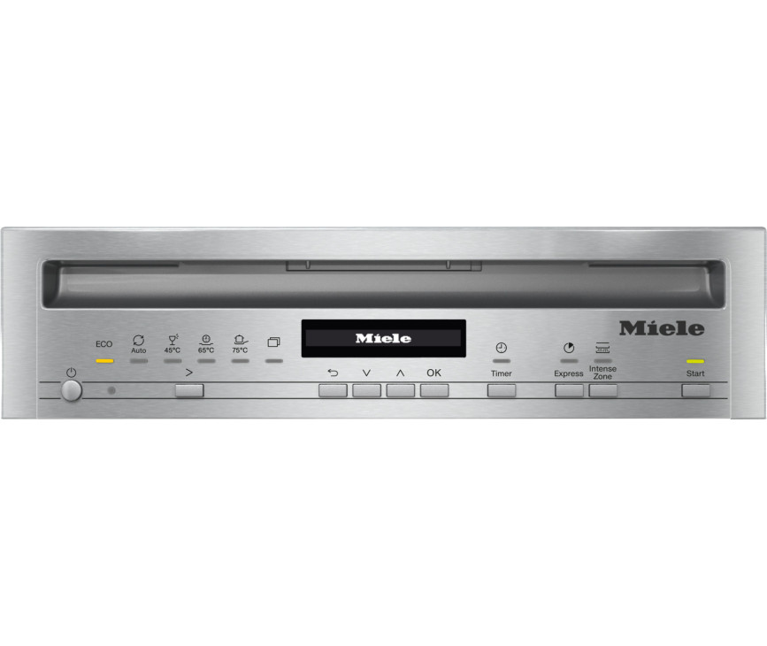 Miele G5740 Sci Clst smalle inbouw vaatwasser - 45 cm - rvs bedieningspaneel