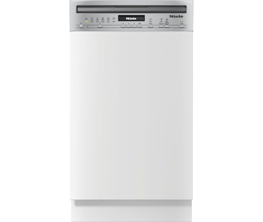 Miele G5740 Sci Clst smalle inbouw vaatwasser - 45 cm - rvs bedieningspaneel