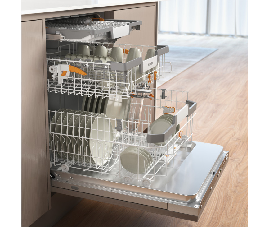 Miele G7380SCVi FF inbouw vaatwasser met energieklasse A en 43 dB geluid