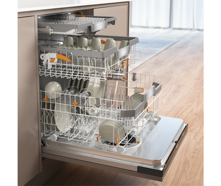 Miele G7790SCVi K2O inbouw vaatwasser met 3d besteklade en AutoOpen