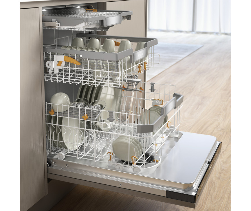 Miele G7795SCVi K2O XXL inbouw vaatwasser met AutoDose en Knock2Open
