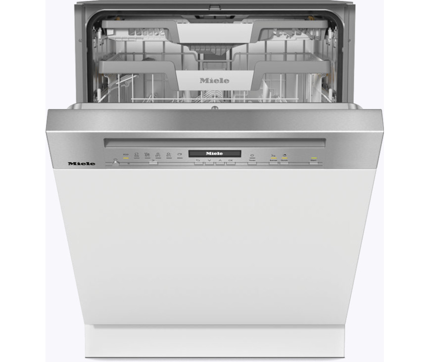 Miele G 7210 Sci clst inbouw vaatwasser - half geintegreerd - rvs paneel