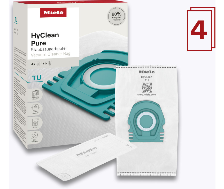 Miele HyClean Pure TU stofzuigerzakken
