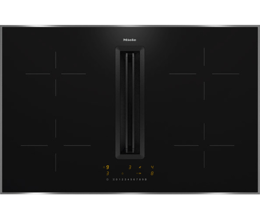 Miele KMDA7272FR-A inductie kookplaat met afzuiging