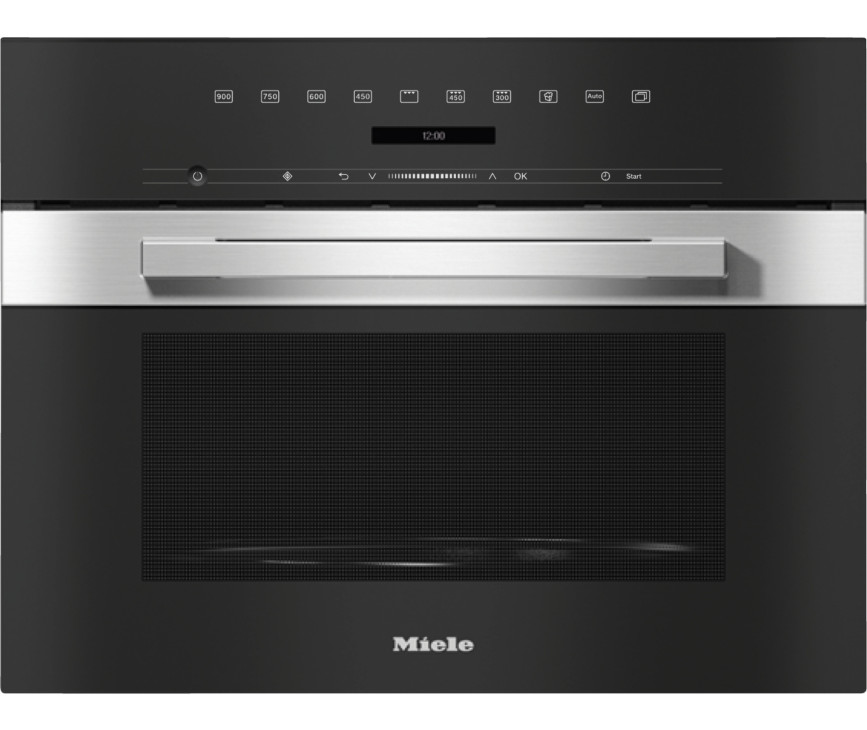 Miele M7244 inbouw magnetron met grill - zwart/rvs