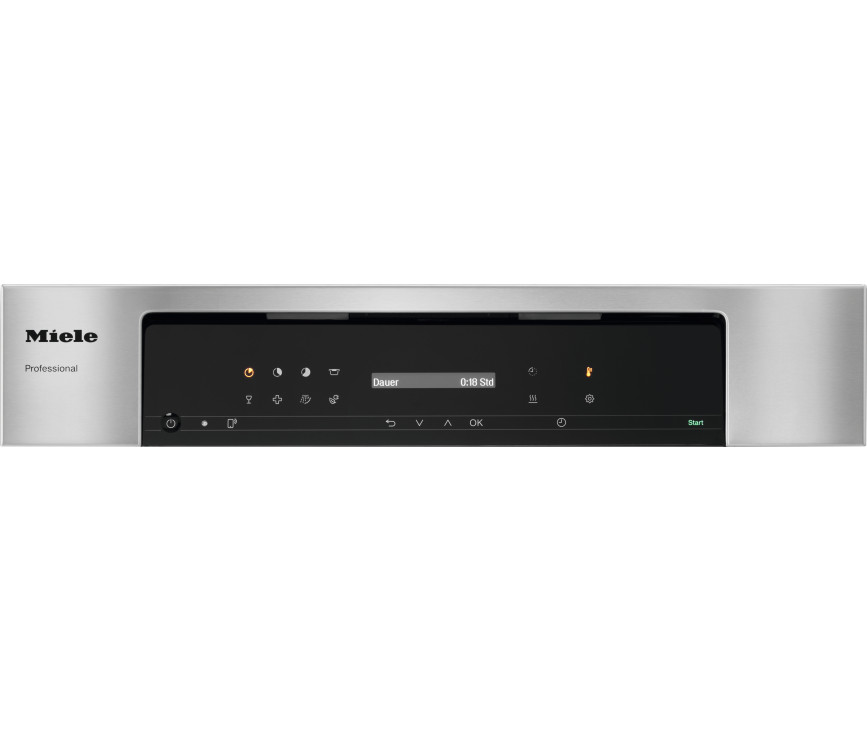 Miele PFD101i professionele inbouw vaatwasser met rvs bedieningspaneel
