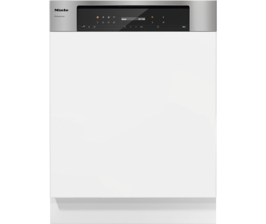 Miele PFD101i professionele inbouw vaatwasser met rvs bedieningspaneel