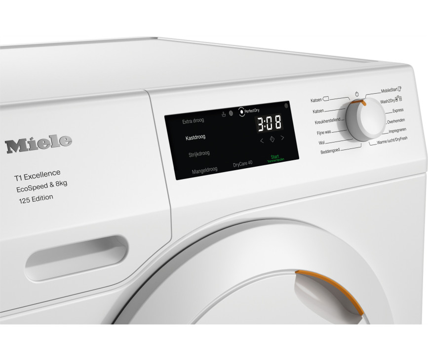 Miele TEC675WP droger warmtepomp - 8 kg. - EcoSpeed
