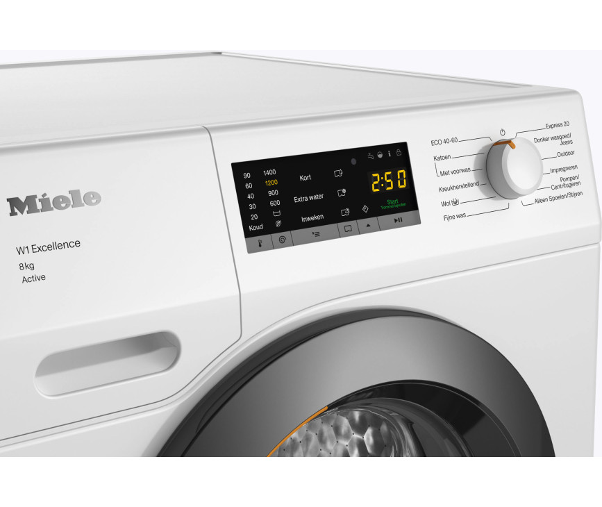 Miele WEA135WCS wasmachine met 8 kg. en 1400 toeren