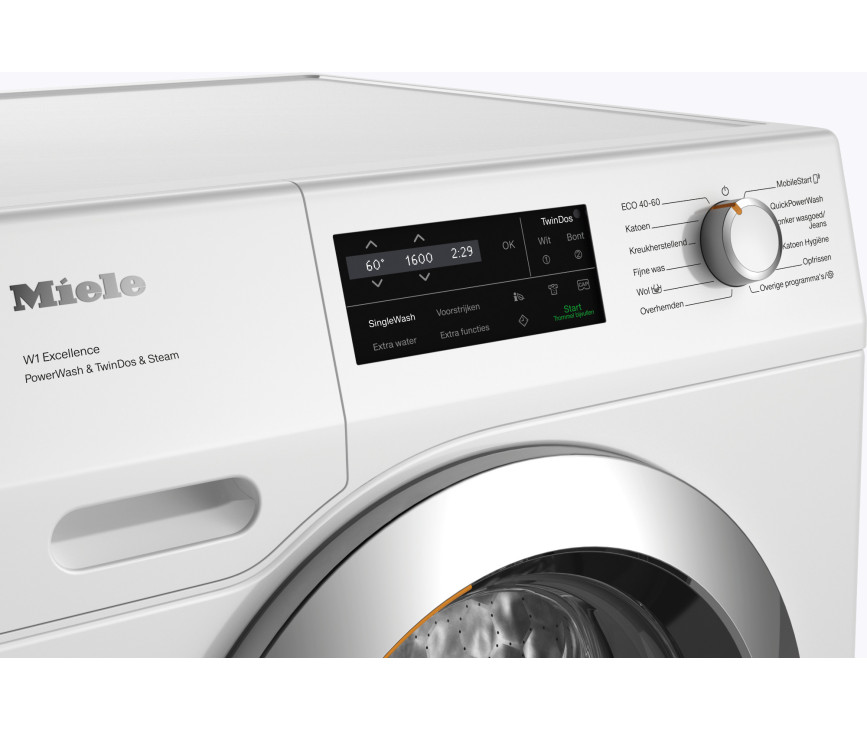 Miele WEJ895WPS wasmachine met PowerWash, TwinDos en SteamCare