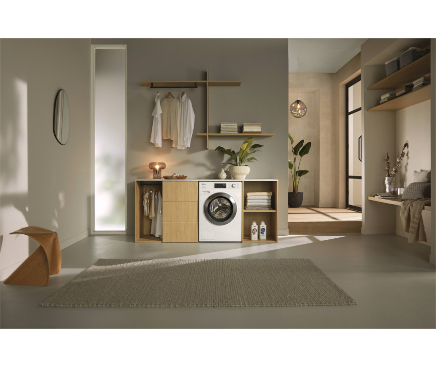 Miele WEK375WPS wasmachine met 10 kg en energieklasse A label