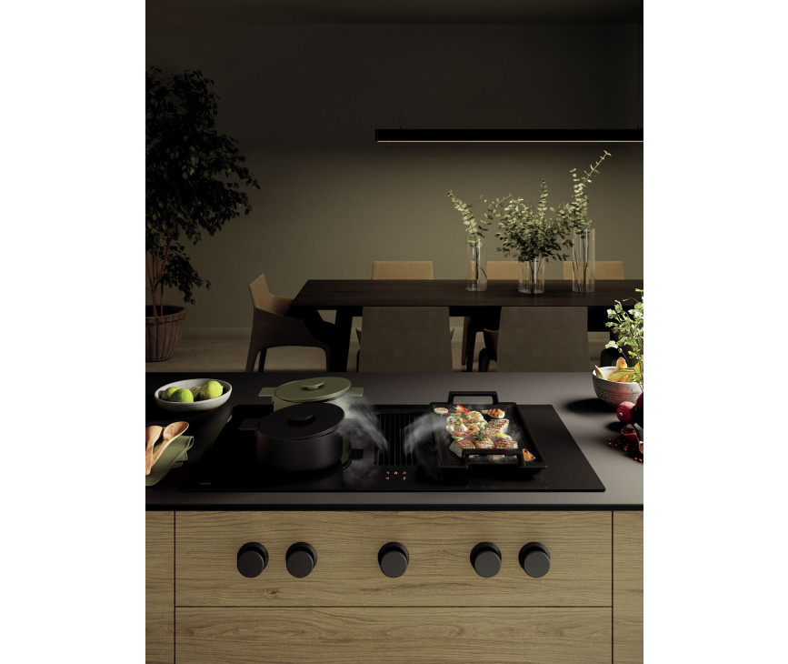 Novy 1861 Easy Prestige inductie kookplaat met afzuiging inbouw