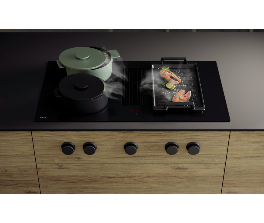 Novy 1861 Easy Prestige inductie kookplaat met afzuiging inbouw