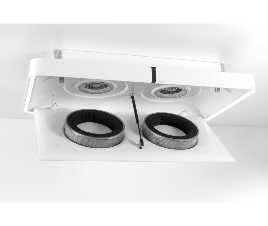 Novy Cloud 230 plafondunit afzuigkap - wit