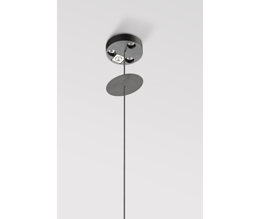 Novy 7530 Phantom Cable 130 cm Zwart - eiland afzuigkap