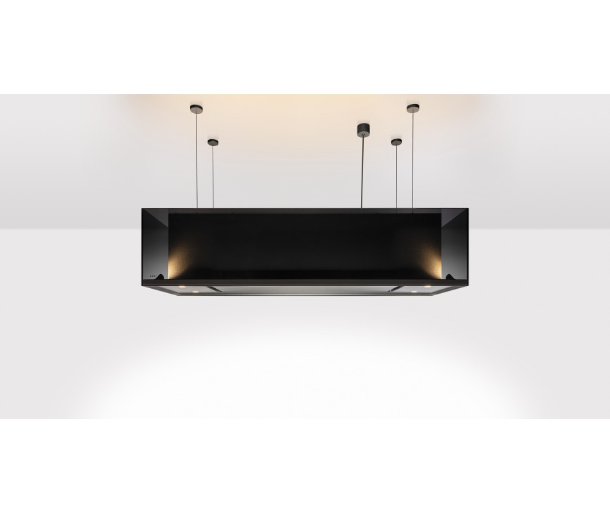 Novy 7530 Phantom Cable 130 cm Zwart - eiland afzuigkap