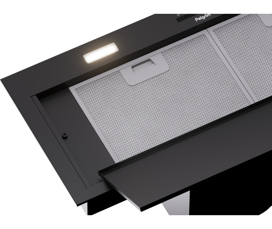 Pelgrim ISWA980MAT inbouw afzuigkap - zwart