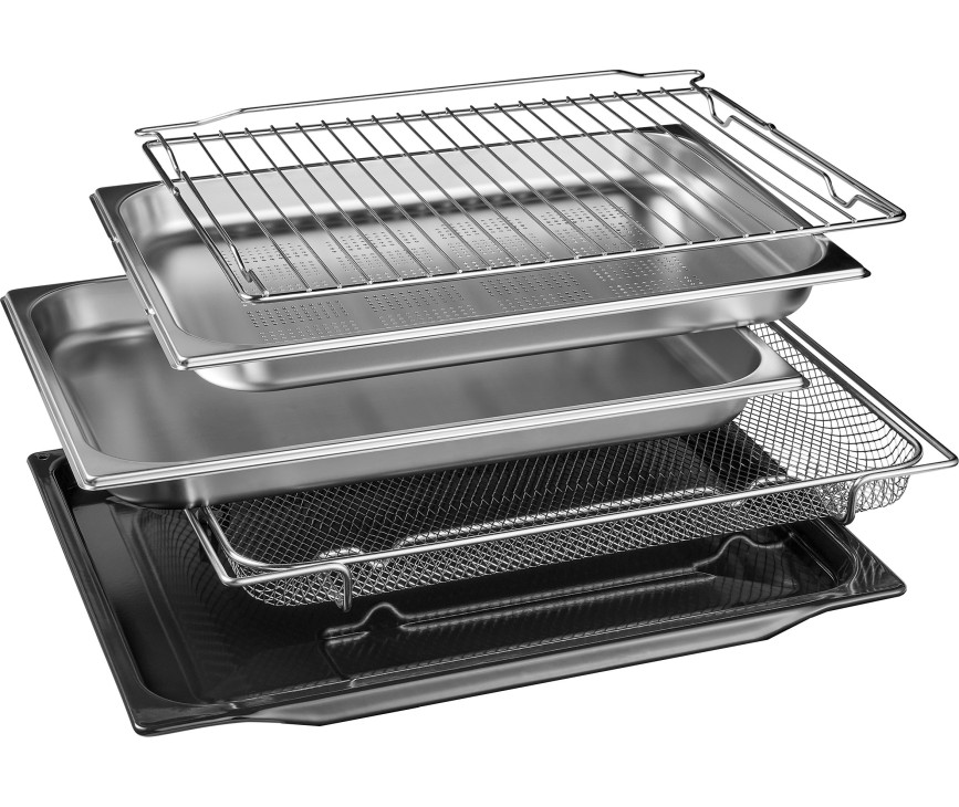 Pelgrim OFS860 inbouw combi-stoomoven - zwart