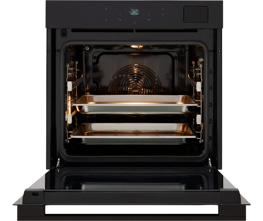 Pelgrim OFS860 inbouw combi-stoomoven - zwart