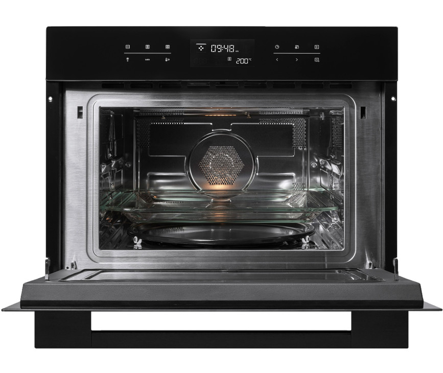 Pelgrim OM140GLS inbouw combi-magnetron - zwart