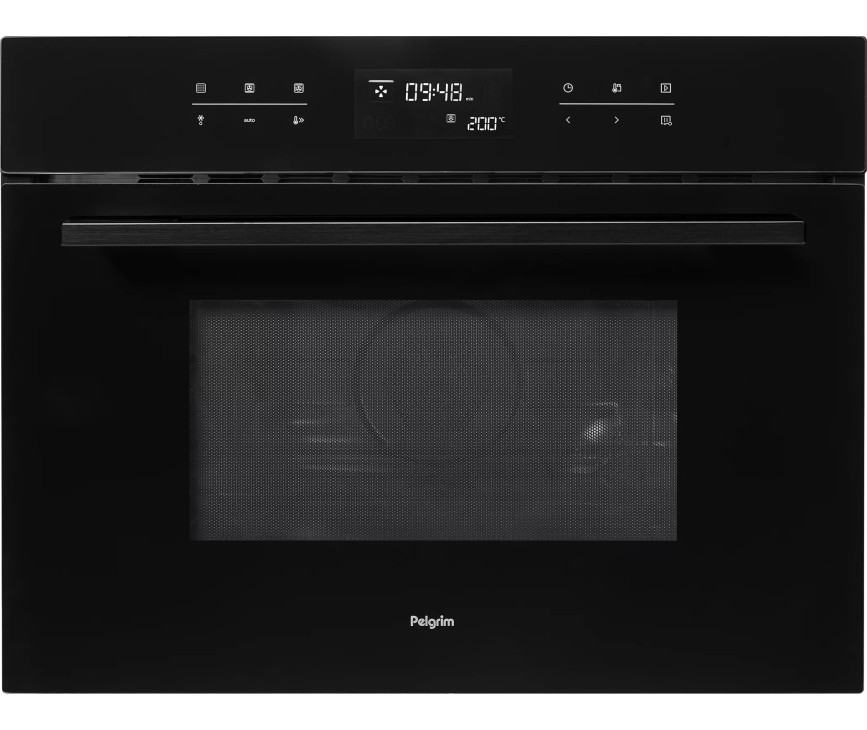 Pelgrim OM140GLS inbouw combi-magnetron - zwart