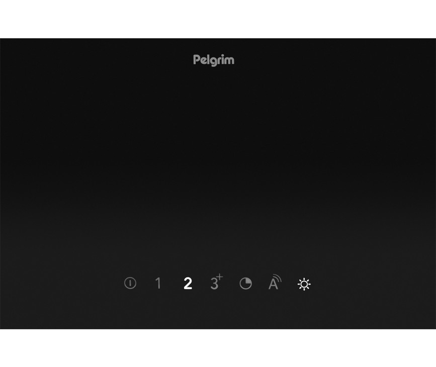 Pelgrim DSGA990MAT afzuigkap - zwart glas - schuin anti-hoofdstoot