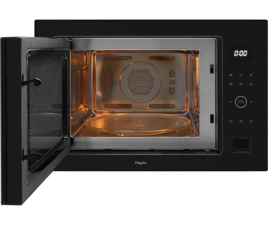 Pelgrim MAC113GLS inbouw combi-magnetron - nis 38 - zwart