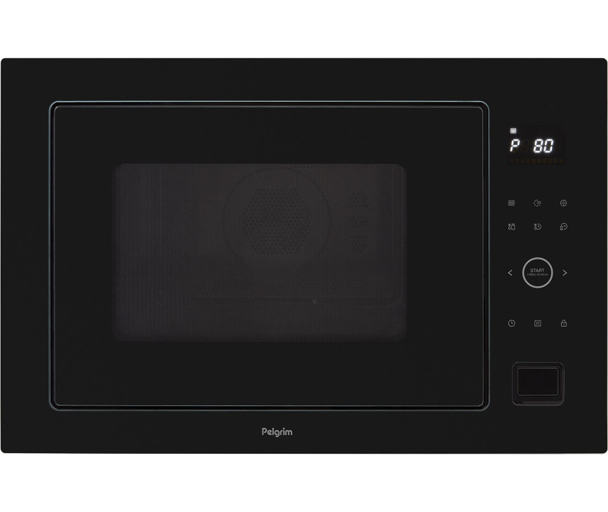 Pelgrim MAC113GLS inbouw combi-magnetron - nis 38 - zwart