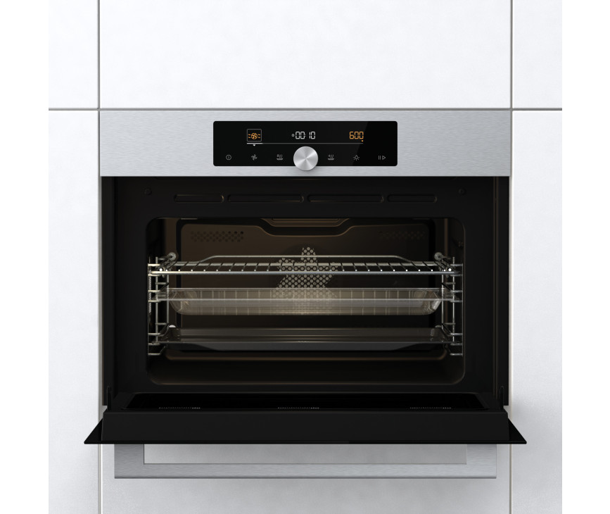 Pelgrim OM540RVS inbouw oven met magnetron