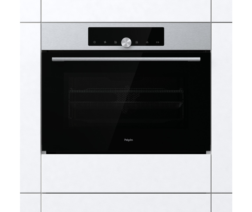 Pelgrim OM540RVS inbouw oven met magnetron