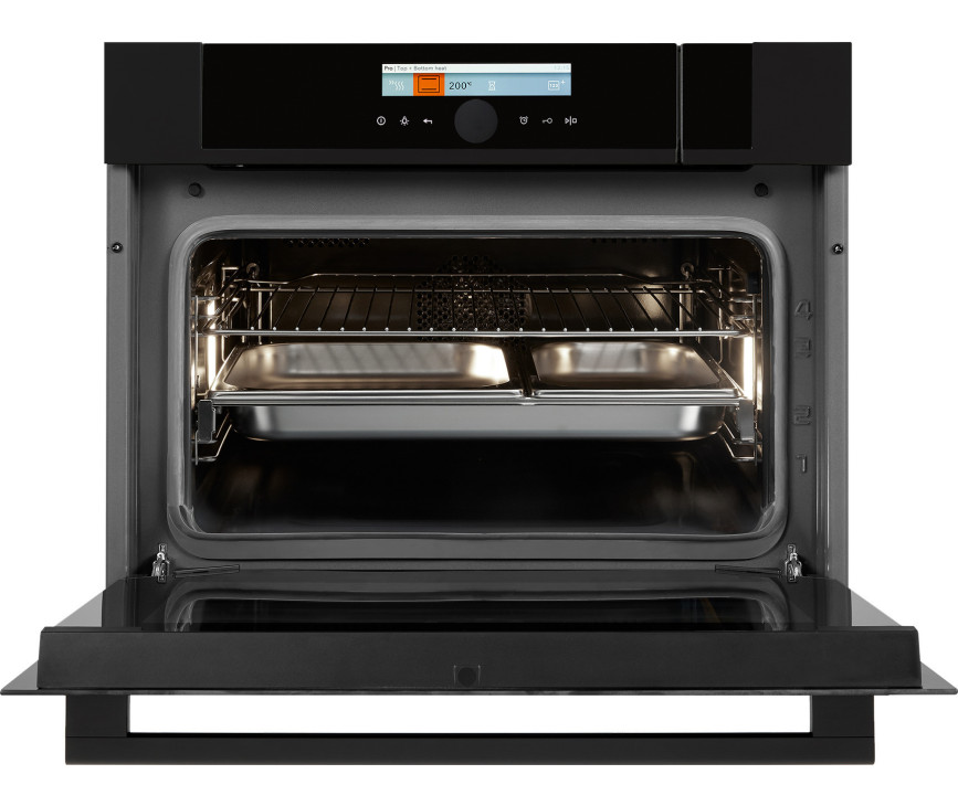 Pelgrim OVS834MAT inbouw combi-stoomoven - mat-zwart