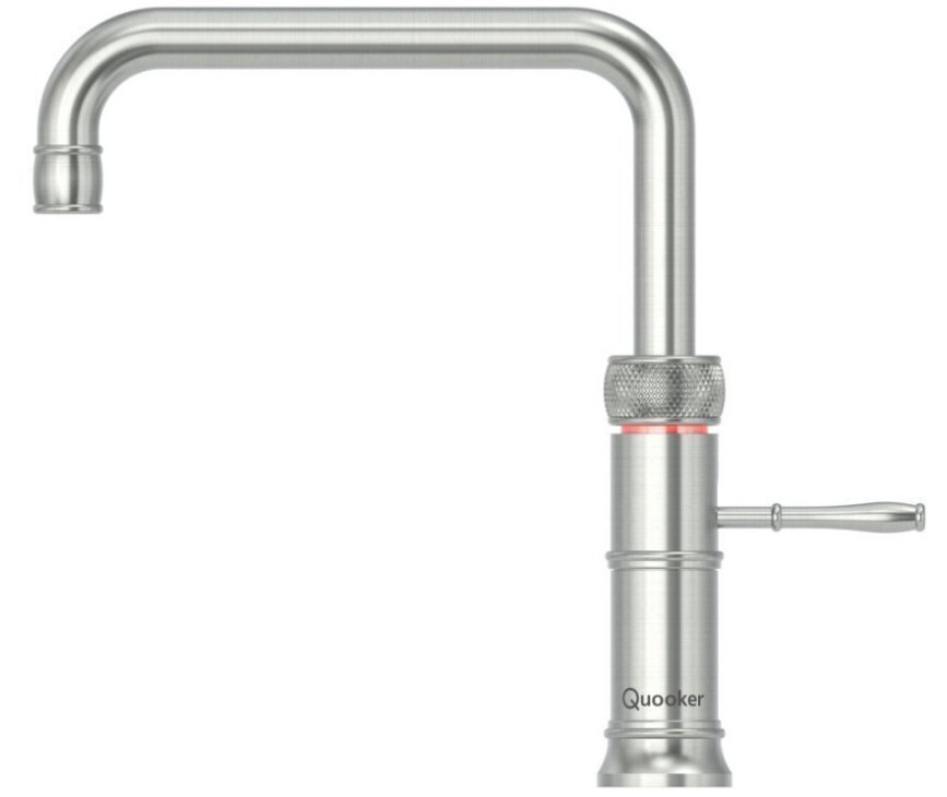 Quooker COMBI Classic Fusion Square RVS - kokend water kraan