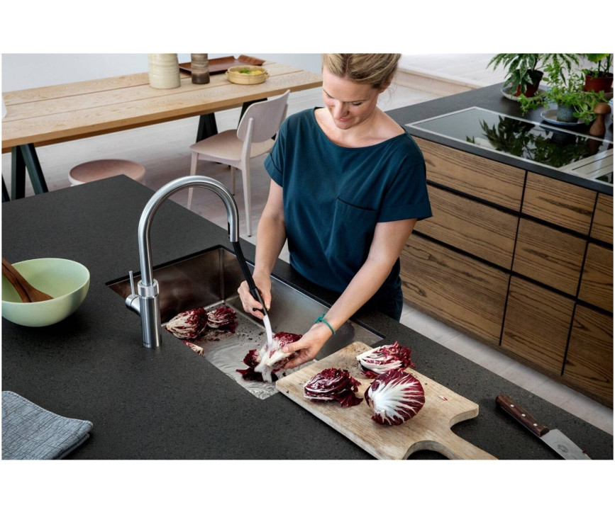 Quooker COMBI+ Flex CHROOM - kokend water kraan met boiler