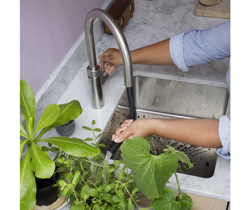 Quooker COMBI+ Flex CHROOM - kokend water kraan met boiler