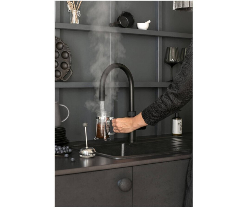 Quooker COMBI Flex ZWART- kokend water kraan
