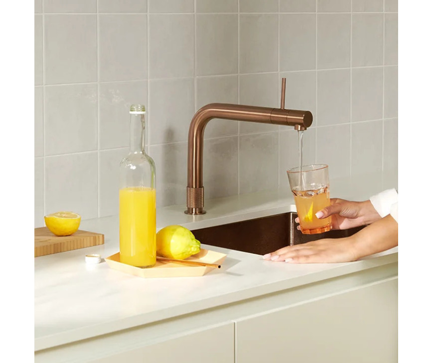Quooker COMBI+ Front ROSE KOPER - kokend water kraan met boiler