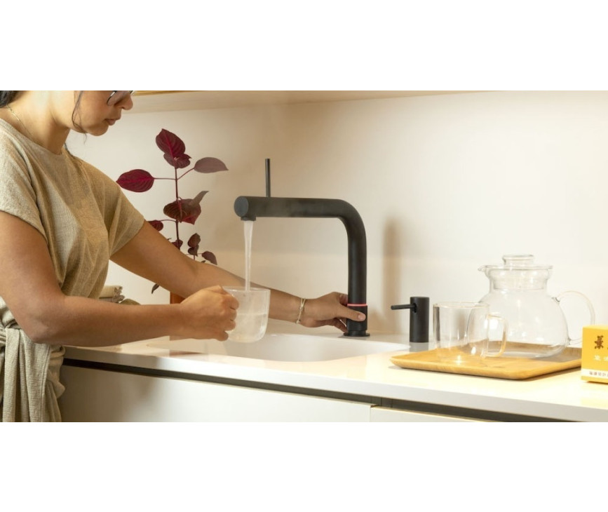 Quooker PRO3 Front ZWART- kokend water kraan