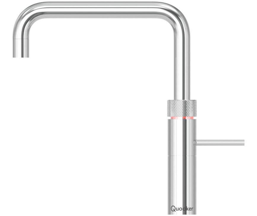 Quooker PRO3 Fusion Square Chroom - kokend water kraan