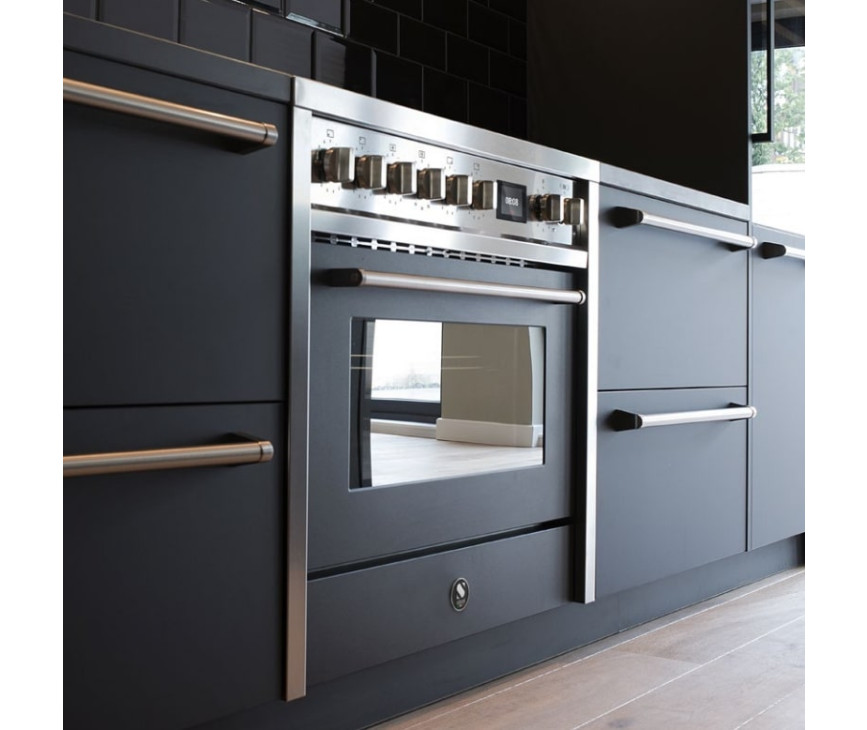 Steel EQ9F-5FI Enfasi inductie fornuis in rvs/antraciet