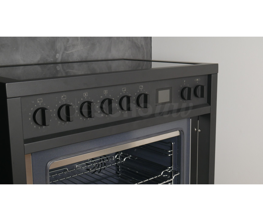 Steel EQ9F-5FI NF Enfasi inductie fornuis zwart - All Black serie