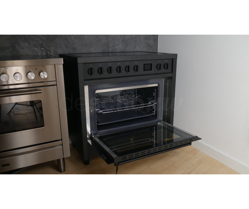Steel EQ9F-5FI NF Enfasi inductie fornuis zwart - All Black serie